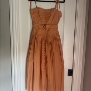 Ulla Johnson Strapless Dress in Peach